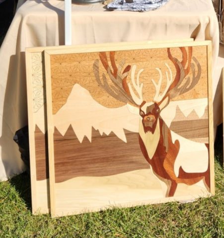 Stag 24x24 Wall Piece