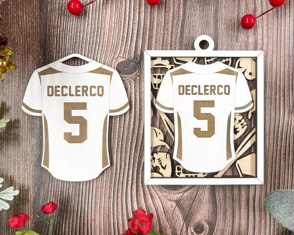 Personalized Jersey Ornaments