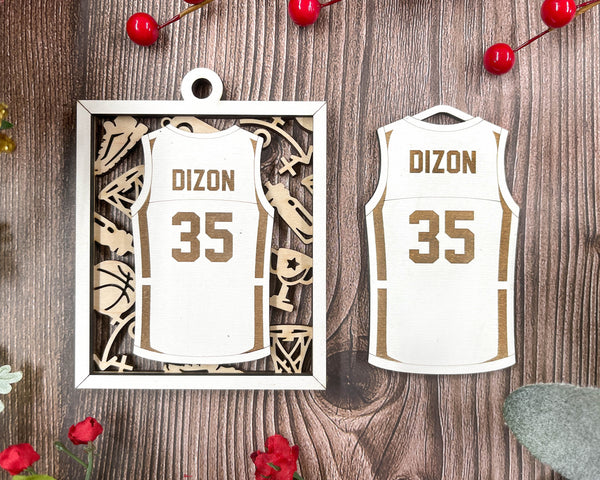 Personalized Jersey Ornaments