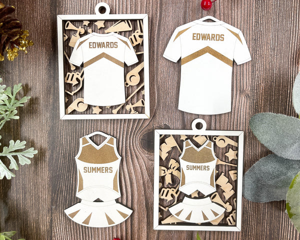 Personalized Jersey Ornaments