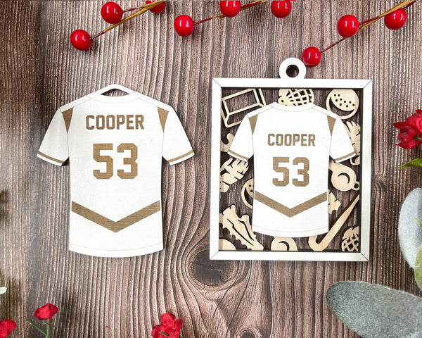 Personalized Jersey Ornaments