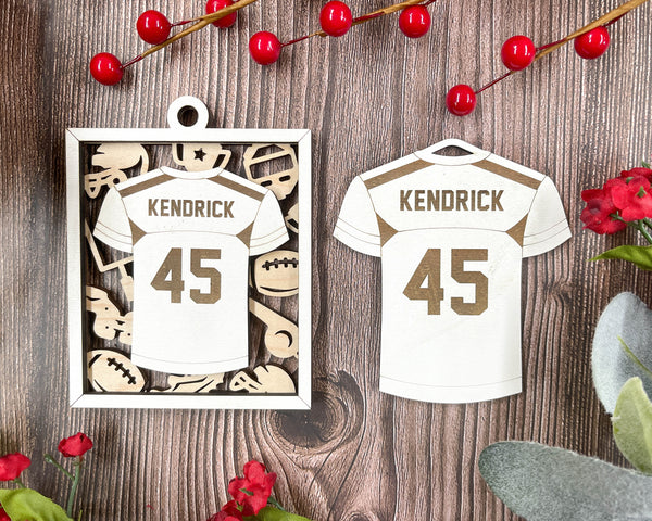 Personalized Jersey Ornaments