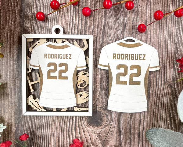 Personalized Jersey Ornaments