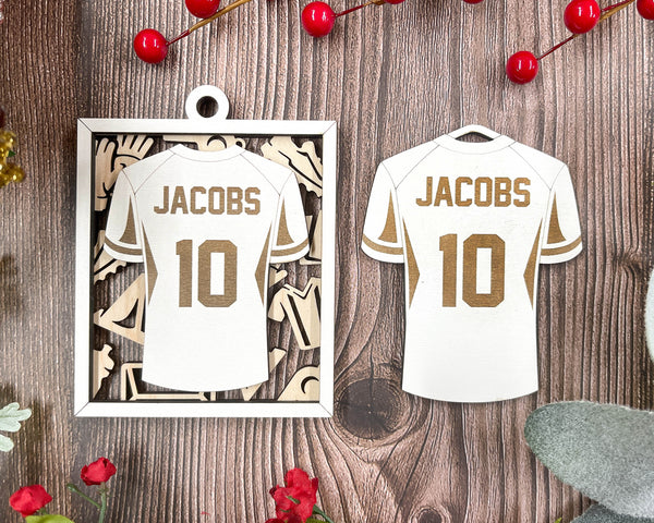 Personalized Jersey Ornaments