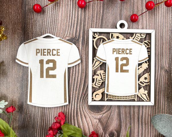 Personalized Jersey Ornaments