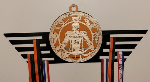 Personalized Sports Medal Display